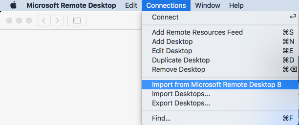 remote desktop 8 mac